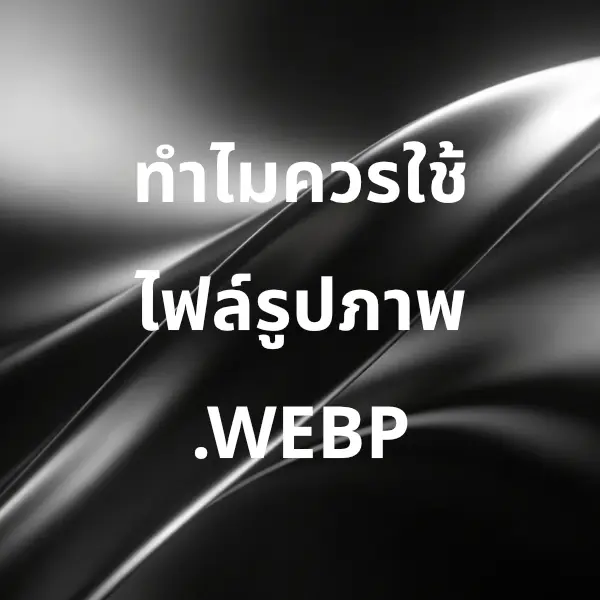 ทำไมควรใช้ไฟล์รูปภาพ WebP สำหรับเว็บไซต์ในปี 2026